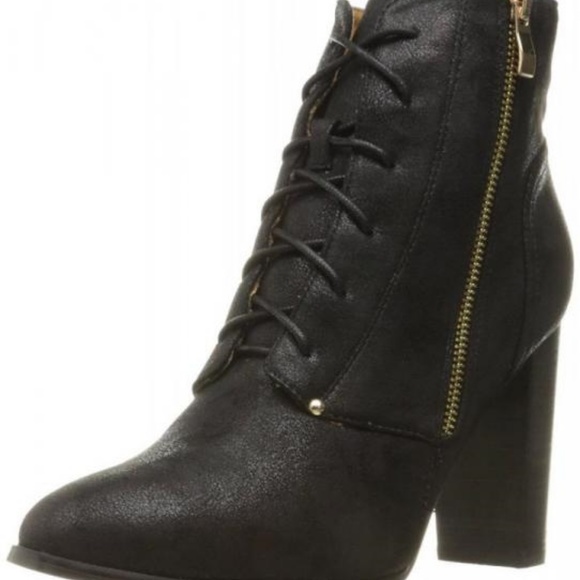 N.Y.L.A. Womens Ankle Boots-Olygmala Color Black - Picture 4 of 4